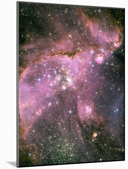 A Star-forming Region in the Small Magellanic Cloud-Stocktrek Images-Mounted Photographic Print