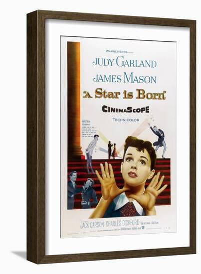 A Star Is Born, 1954, Directed by George Cukor-null-Framed Giclee Print