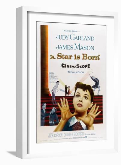 A Star Is Born, 1954, Directed by George Cukor-null-Framed Giclee Print
