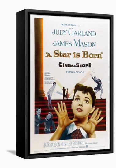 A Star Is Born, 1954, Directed by George Cukor-null-Framed Stretched Canvas