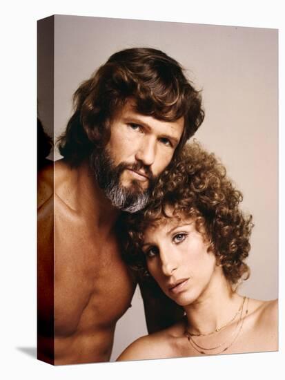 A STAR IS BORN, 1976 directed by FRANK PIERSON with Kris Kristofferson and Barbra Streisand (photo)-null-Stretched Canvas