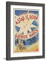 A Star Is Born, Janet Gaynor, Fredric March, 1937-null-Framed Art Print