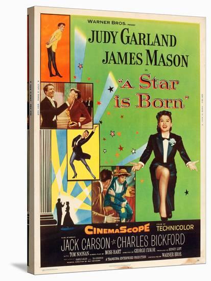 A Star is Born, Judy Garland, 1954-null-Stretched Canvas