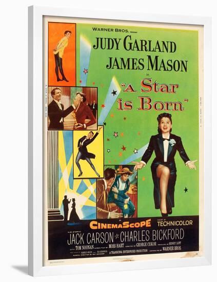 A Star is Born, Judy Garland, 1954-null-Framed Poster