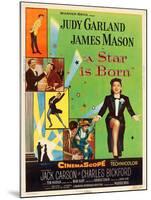 A Star is Born, Judy Garland, 1954-null-Mounted Poster