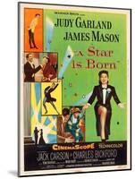 A Star is Born, Judy Garland, 1954-null-Mounted Poster