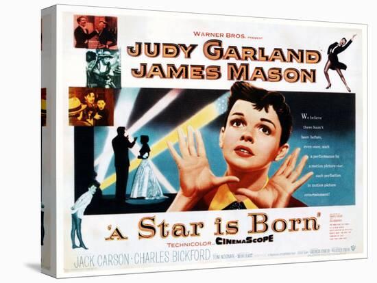 A Star Is Born, Judy Garland, 1954-null-Stretched Canvas