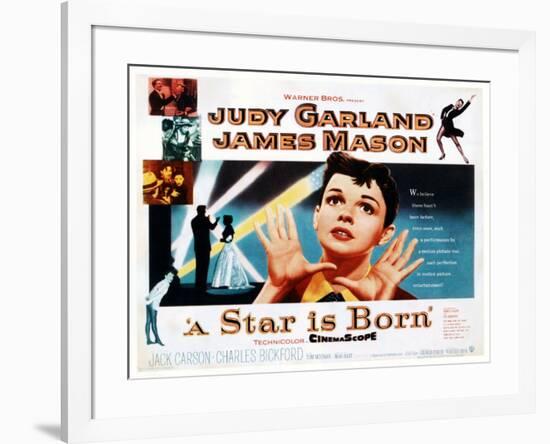 A Star Is Born, Judy Garland, 1954-null-Framed Poster