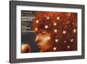 A Star Is Born, Polish Poster Art, Barbra Streisand, 1976-null-Framed Art Print