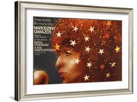 A Star Is Born, Polish Poster Art, Barbra Streisand, 1976-null-Framed Art Print