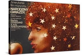 A Star Is Born, Polish Poster Art, Barbra Streisand, 1976-null-Stretched Canvas