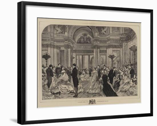 A State Ball at Buckingham Palace-null-Framed Giclee Print