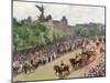 A State Procession, Hyde Park Corner (Oil on Canvas)-John Lavery-Mounted Giclee Print