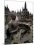 A Statue of Buddha Sits on a Terrace-Dita Alangkara-Mounted Photographic Print