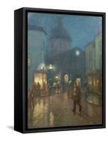 A Steady Drizzle-Norman Garstin-Framed Stretched Canvas