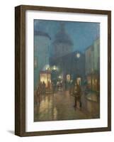 A Steady Drizzle-Norman Garstin-Framed Giclee Print