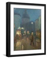 A Steady Drizzle-Norman Garstin-Framed Giclee Print