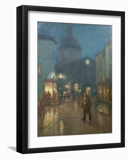 A Steady Drizzle-Norman Garstin-Framed Giclee Print