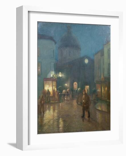 A Steady Drizzle-Norman Garstin-Framed Giclee Print