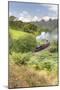 A steam locomotive approaching Goathland from Grosmont in September 2016, North Yorkshire, England-John Potter-Mounted Photographic Print