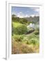 A steam locomotive approaching Goathland from Grosmont in September 2016, North Yorkshire, England-John Potter-Framed Photographic Print