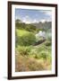 A steam locomotive approaching Goathland from Grosmont in September 2016, North Yorkshire, England-John Potter-Framed Photographic Print