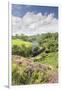 A Steam Locomotive Pulling Carriages Through Darnholme on North Yorkshire Steam Heritage Railway-John Potter-Framed Photographic Print