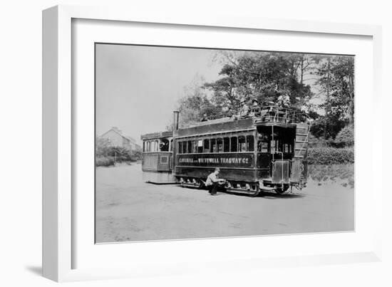 A Steam Tram of the Cavehill and Whitewell Tramway, Belfast, C.1890-Robert John Welch-Framed Giclee Print