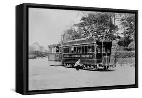 A Steam Tram of the Cavehill and Whitewell Tramway, Belfast, C.1890-Robert John Welch-Framed Stretched Canvas