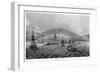 A Steamer Approaches the Mouth of the Harbour at Penzance, Cornwall, Viewed from the Sea-null-Framed Art Print