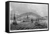 A Steamer Approaches the Mouth of the Harbour at Penzance, Cornwall, Viewed from the Sea-null-Framed Stretched Canvas