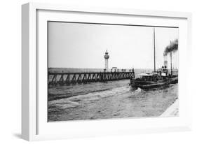 A Steamer Departing from Trouville for Le Havre, France, C1920S-null-Framed Giclee Print