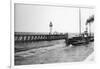 A Steamer Departing from Trouville for Le Havre, France, C1920S-null-Framed Giclee Print