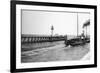 A Steamer Departing from Trouville for Le Havre, France, C1920S-null-Framed Giclee Print