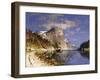 A Steamer in the Sognefjord-Adelsteen Normann-Framed Giclee Print