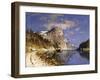 A Steamer in the Sognefjord-Normann Adelsteen-Framed Giclee Print