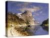A Steamer in the Sognefjord-Normann Adelsteen-Stretched Canvas