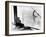 A Steel Worker Rests on a Girder at the 86th Floor of the New Empire State Building-null-Framed Photographic Print