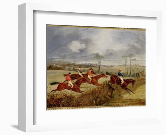 A Steeplechase, Near the Finish-Henry Thomas Alken-Framed Premium Giclee Print