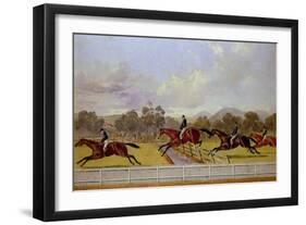 A Steeplechase-Carl Frederic Aagaard-Framed Giclee Print