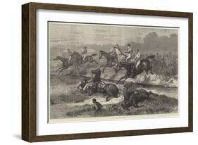 A Steeplechase-Johann Baptist Zwecker-Framed Giclee Print