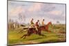 A Steeplechase-Henry Thomas Alken-Mounted Giclee Print