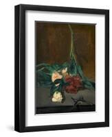 A Stem of Peonies and Pruning Shears, 1864-Edouard Manet-Framed Giclee Print