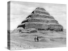 A Step Pyramid Outside Cairo, Egypt, C1920S-null-Stretched Canvas