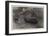 A Stern Chase, Prussian Excisemen Pursuing a Smuggling Ice-Boat on the Russo-German Frontier-Joseph Nash-Framed Giclee Print