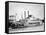 A Stern-Wheeler Loaded with Cotton Bales at New Orleans, C.1900 (B/W Photo)-American-Framed Stretched Canvas