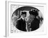 A Steward and Stewardess, Surviving Crew of the Titanic-null-Framed Photographic Print