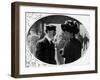 A Steward and Stewardess, Surviving Crew of the Titanic-null-Framed Photographic Print