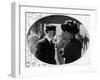 A Steward and Stewardess, Surviving Crew of the Titanic-null-Framed Photographic Print