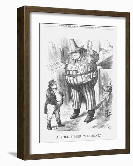 A Still Bigger Claimant, 1872-Joseph Swain-Framed Giclee Print